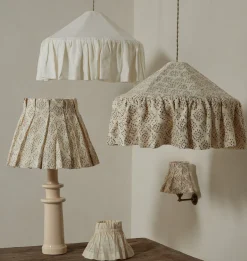 Floral Posy Linen Table Lamp Shade