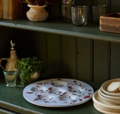 Floral Serving Platter