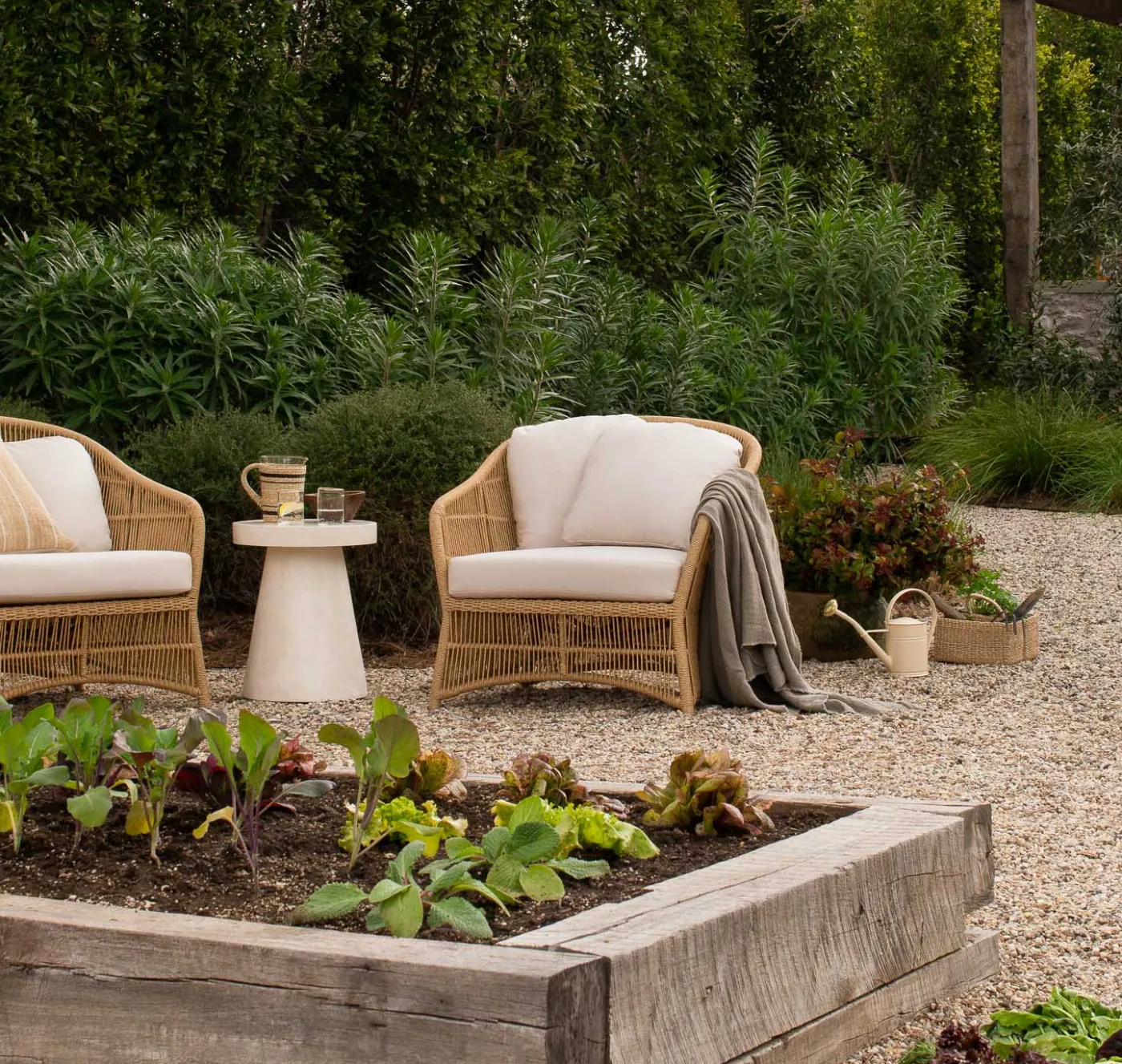 Foley Stone Outdoor Side Table
