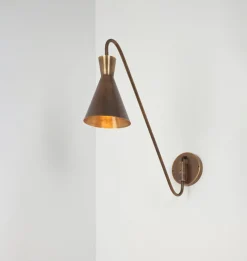 Forli Pivoting Brass Sconce