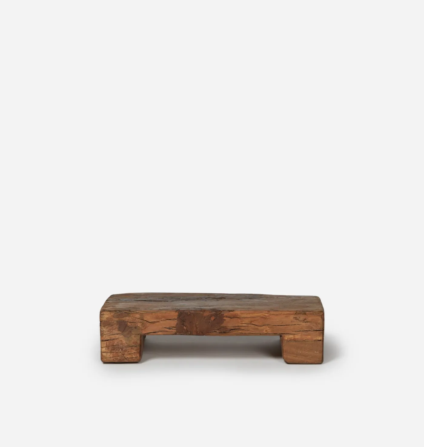 Found Natural Wood Pedestal