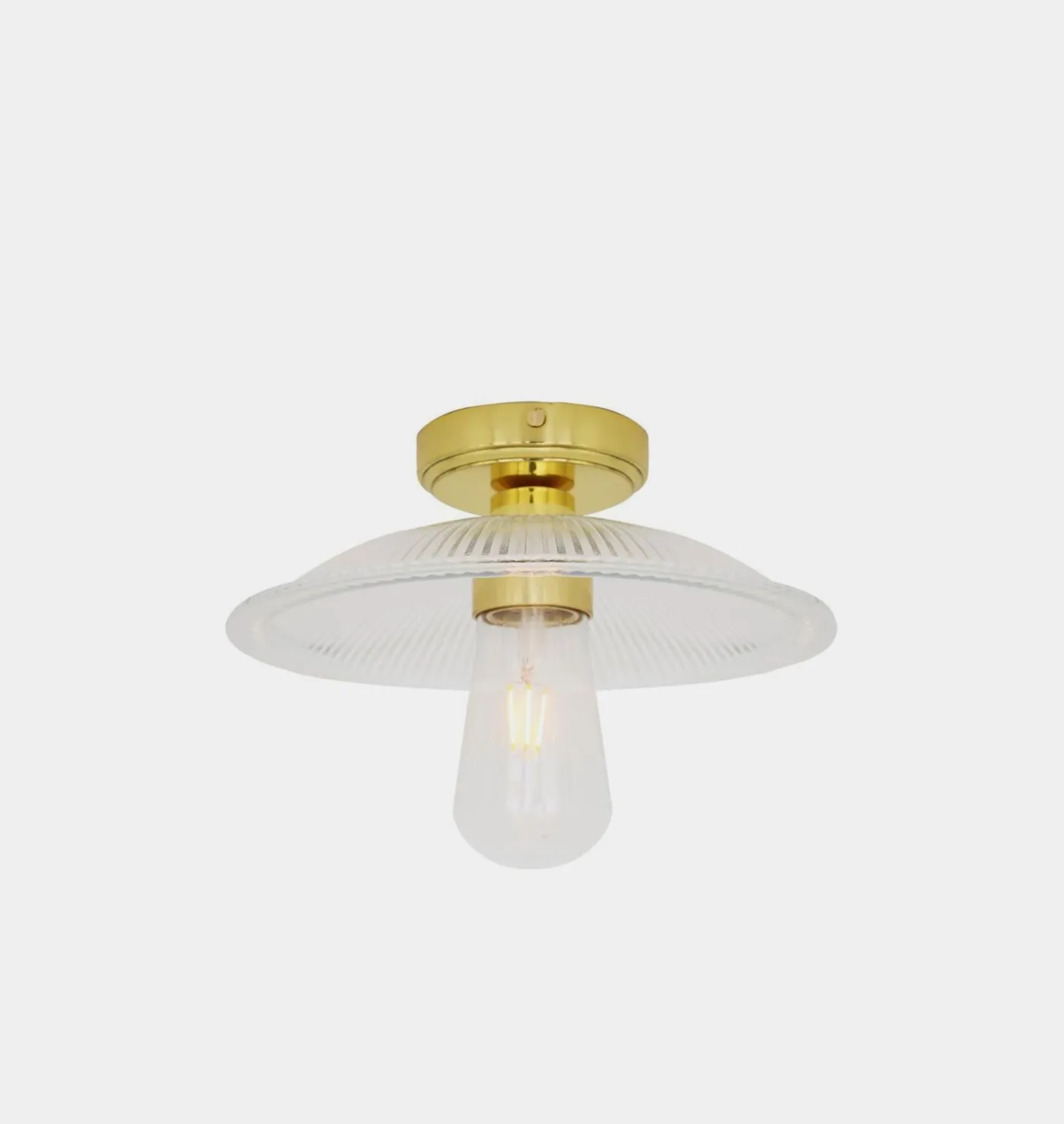 Gal Prismatic Flush Mount