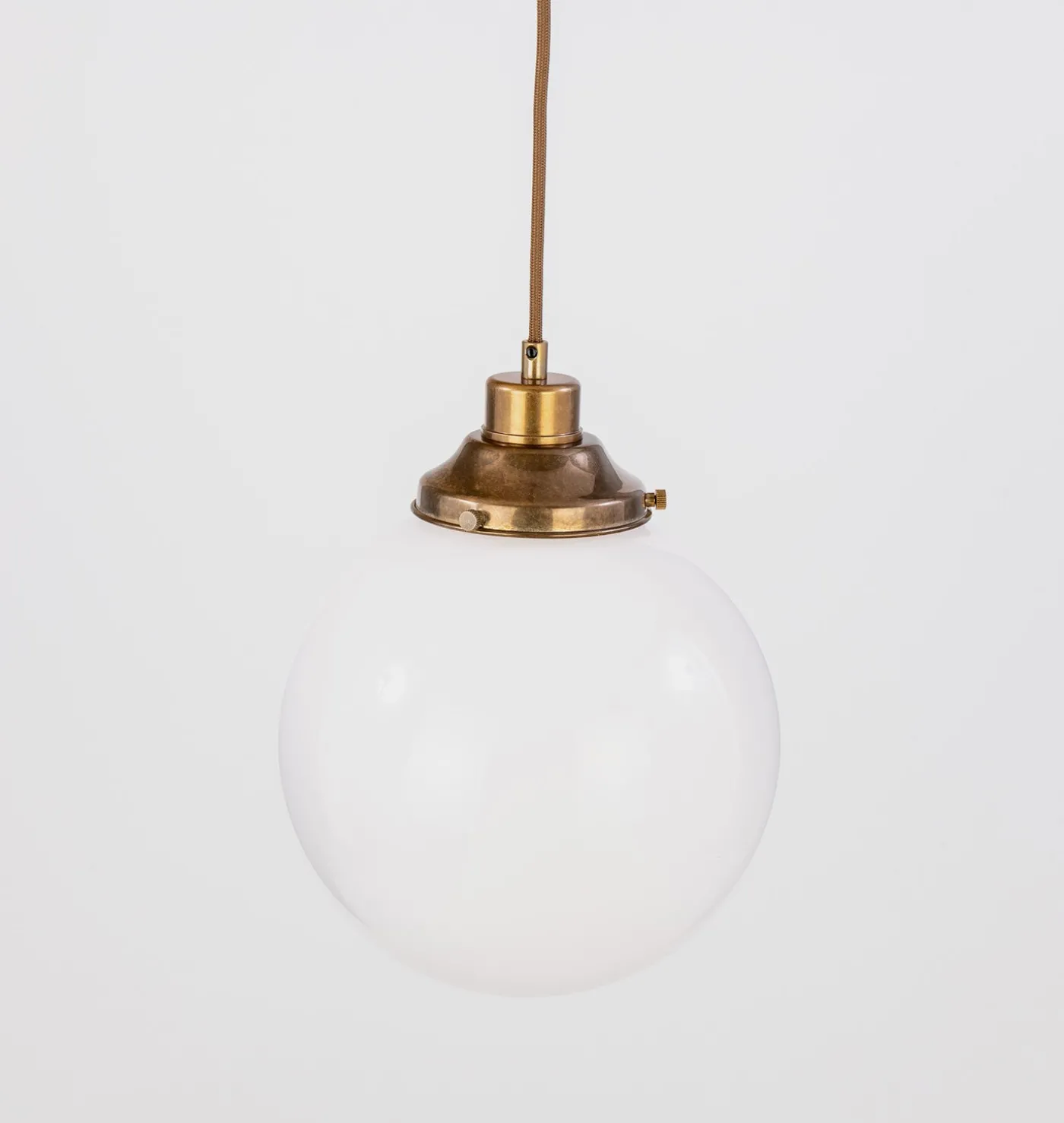 Gentry Opal Glass Globe Pendant Light
