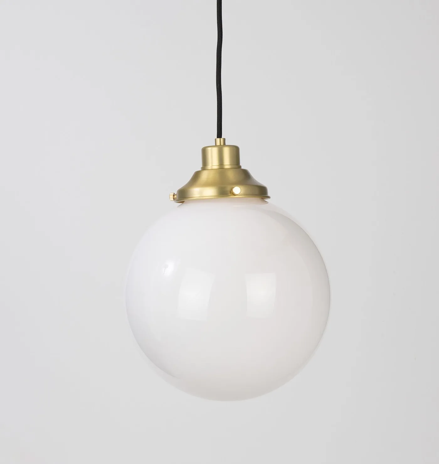 Gentry Opal Glass Globe Pendant Light
