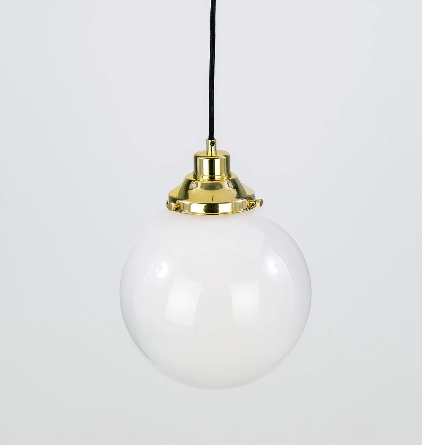 Gentry Opal Glass Globe Pendant Light