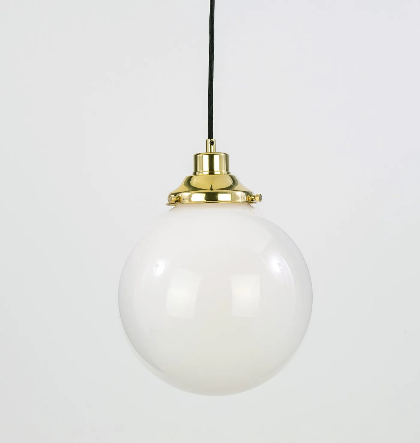 Gentry Opal Glass Globe Pendant Light