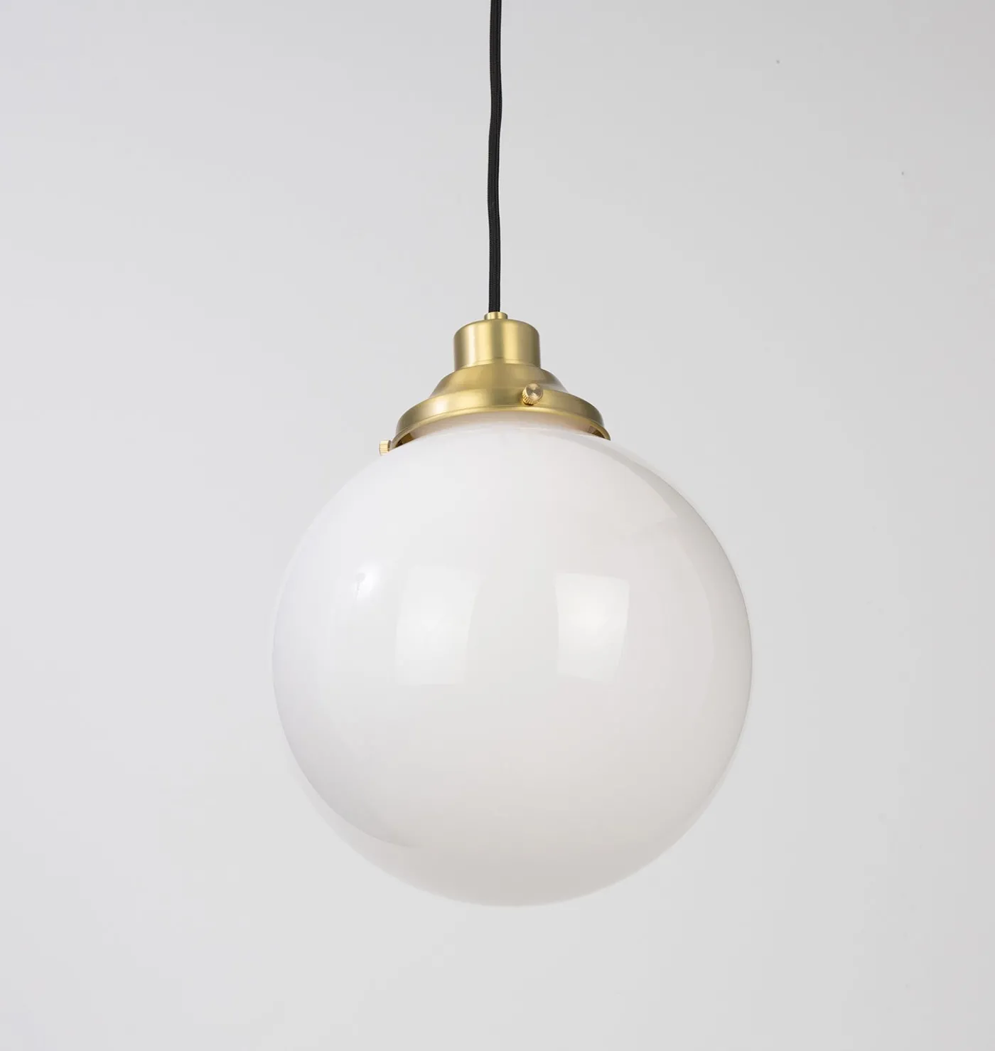 Gentry Opal Glass Globe Pendant Light