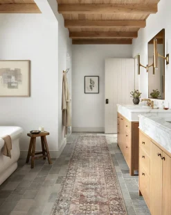 Georgie GER-06 Bordeaux / Antique Area Rug