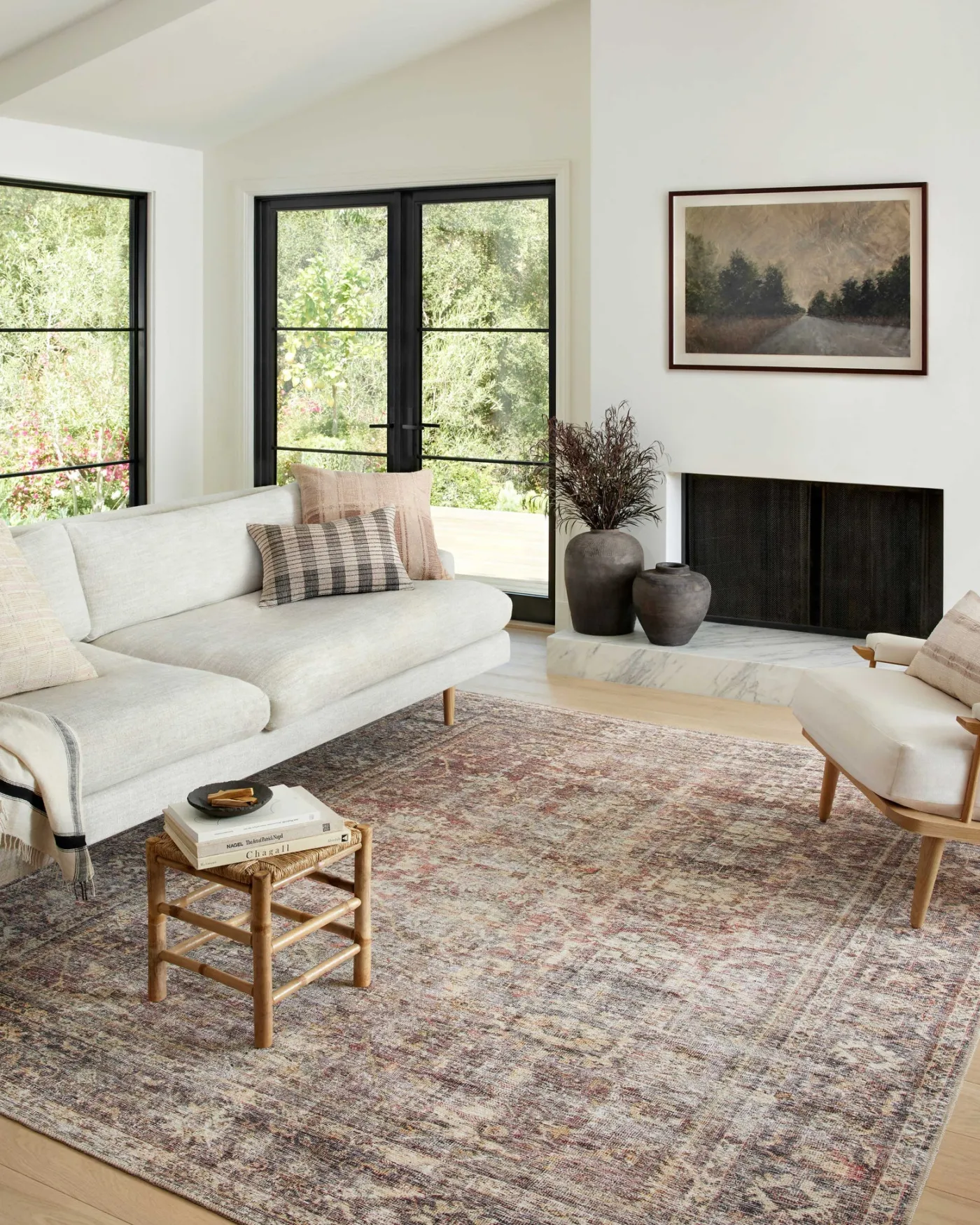 Georgie GER-06 Bordeaux / Antique Area Rug
