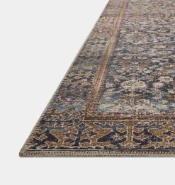 Georgie GER-05 Denim / Spice Area Rug