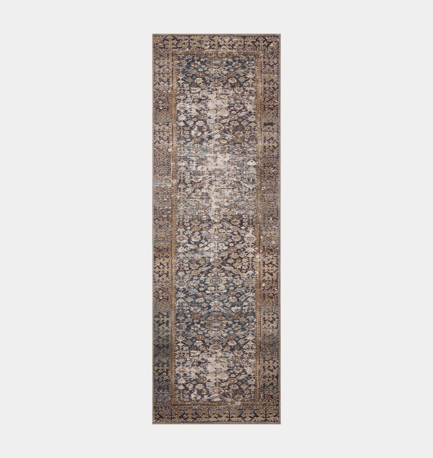 Georgie GER-05 Denim / Spice Area Rug