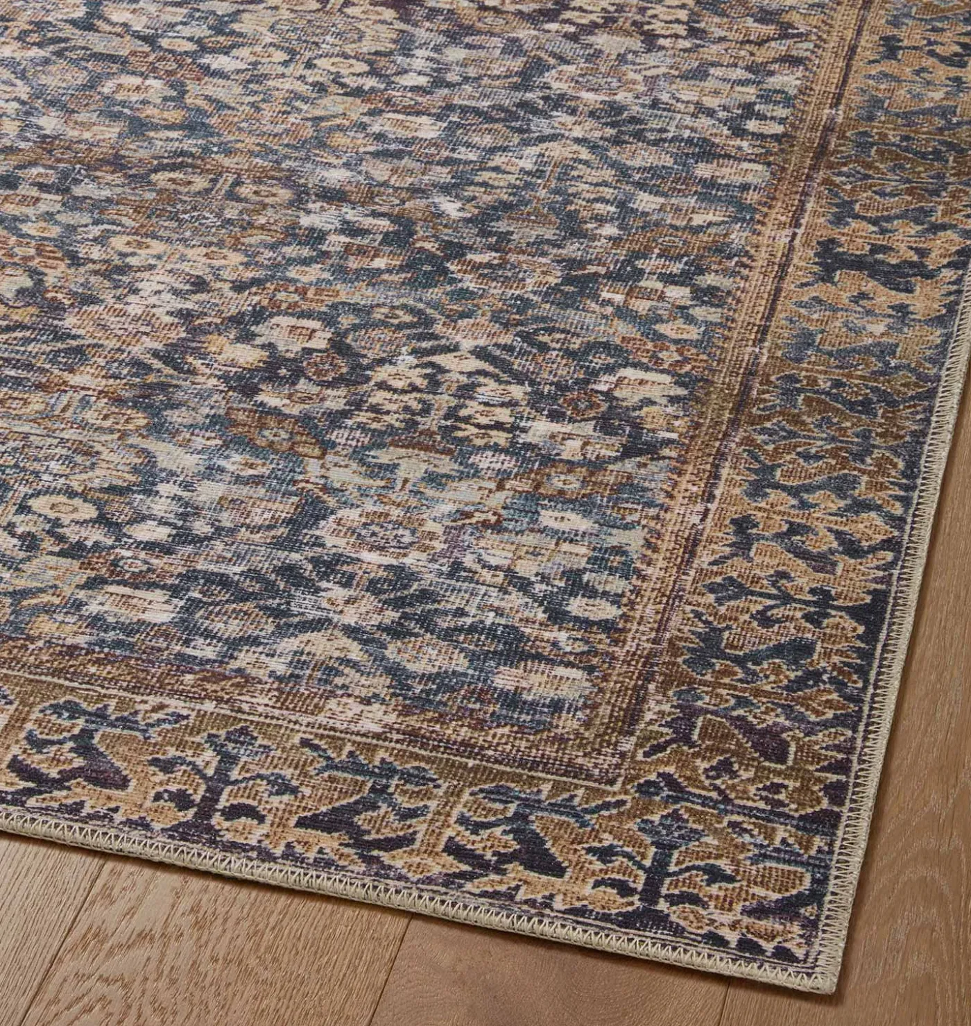 Georgie GER-05 Denim / Spice Area Rug