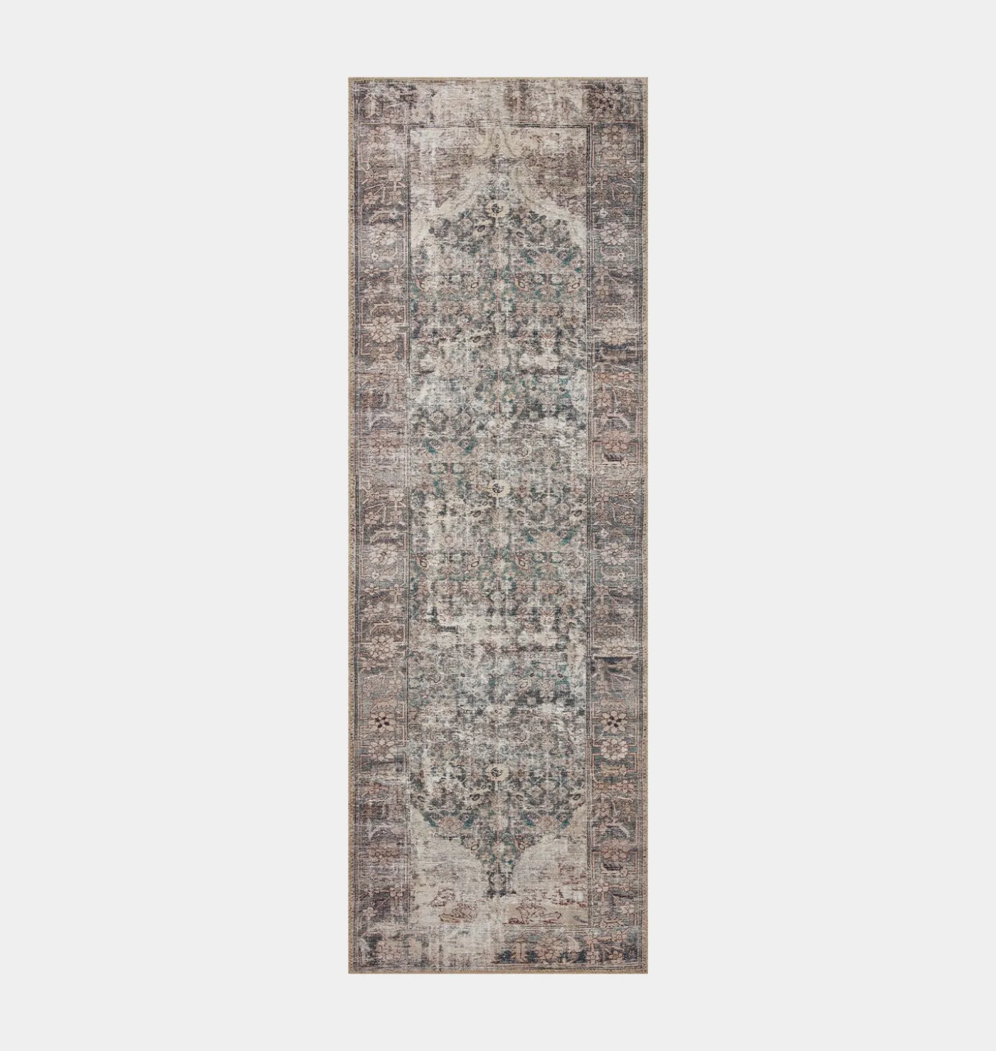 Georgie GER-08 Lagoon / Beige Area Rug