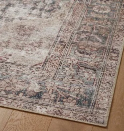 Georgie GER-08 Lagoon / Beige Area Rug