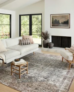 Georgie GER-04 Teal / Antique Area Rug