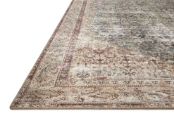 Georgie GER-04 Teal / Antique Area Rug