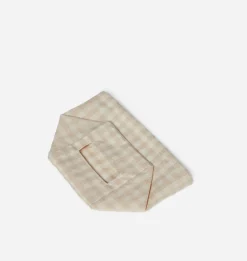 Gingham Woven Tissue Box