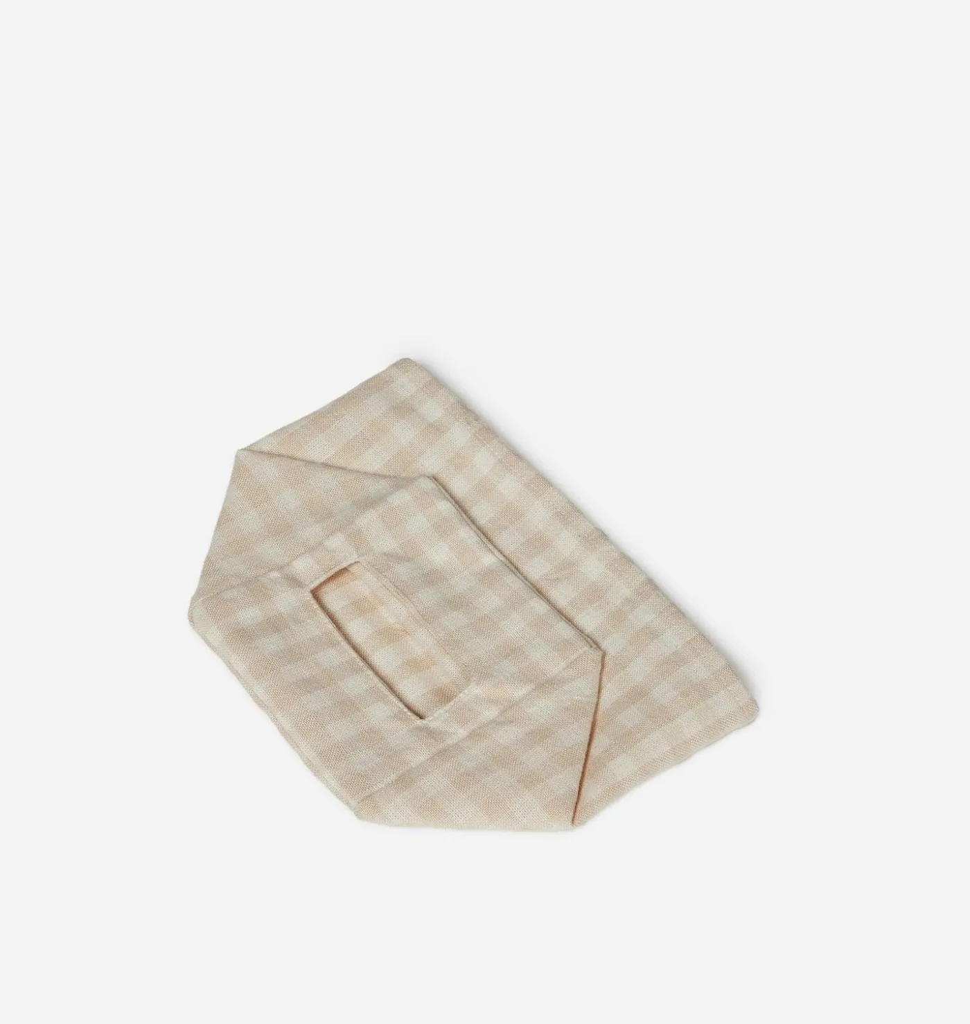 Gingham Woven Tissue Box