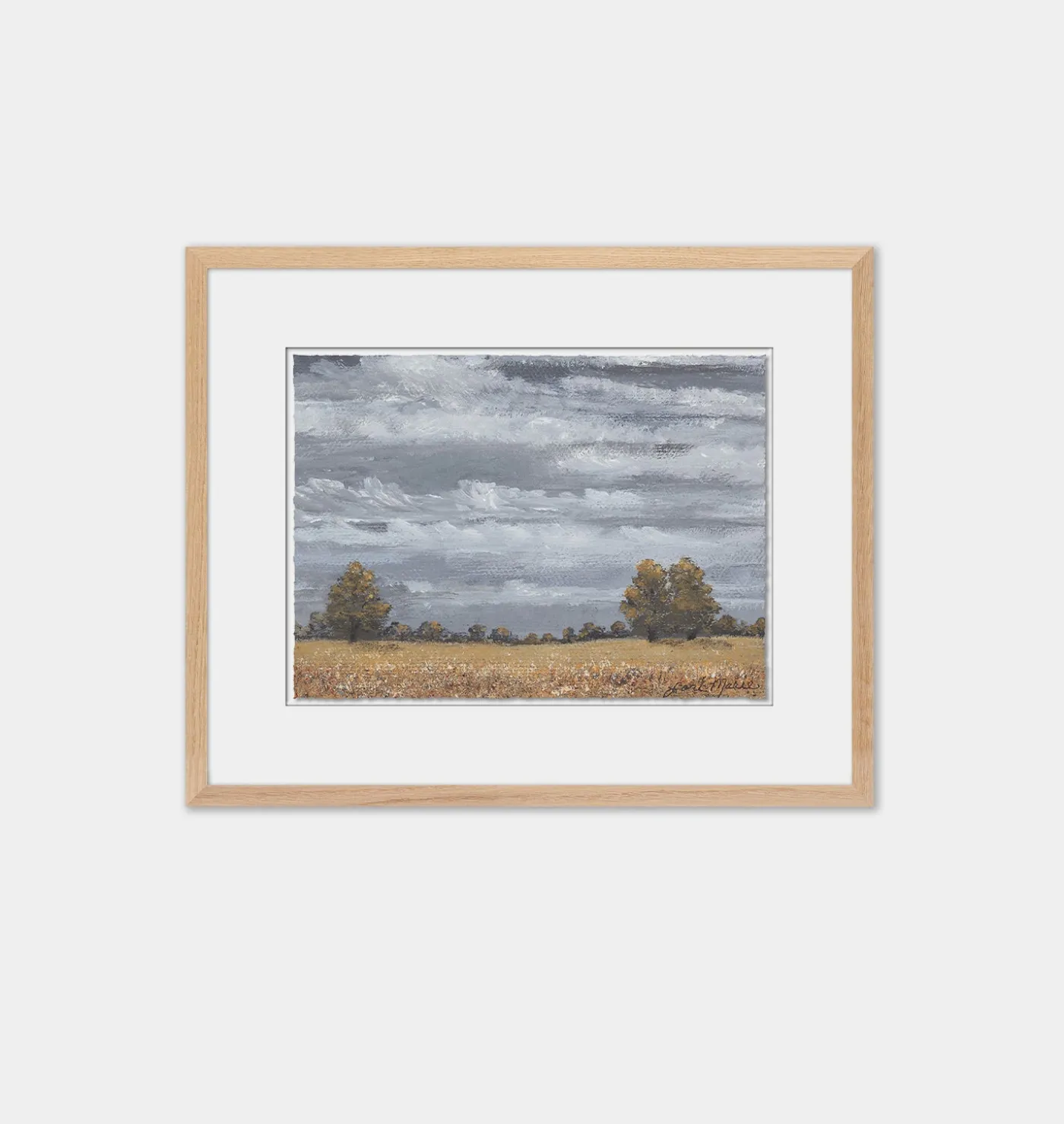Golden Meadow by Lori Marie Framed Print