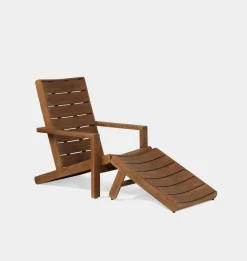 Graham Outdoor Lounge Chair and Ottoman