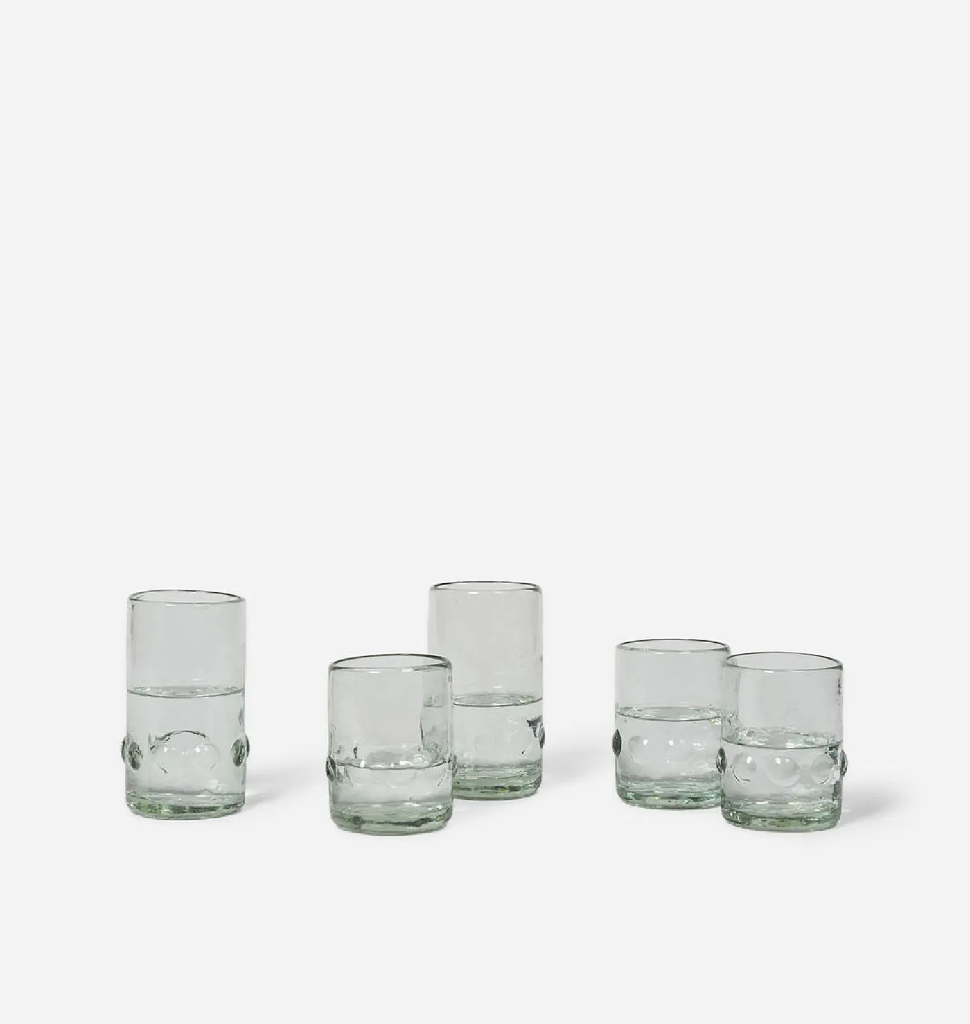Handblown Dots Glass