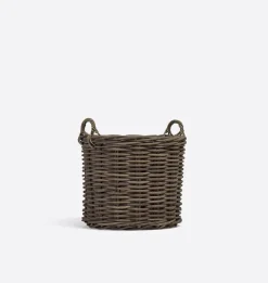 Handwoven Rattan Planter