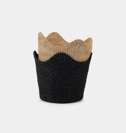 Handwoven Scallop Basket