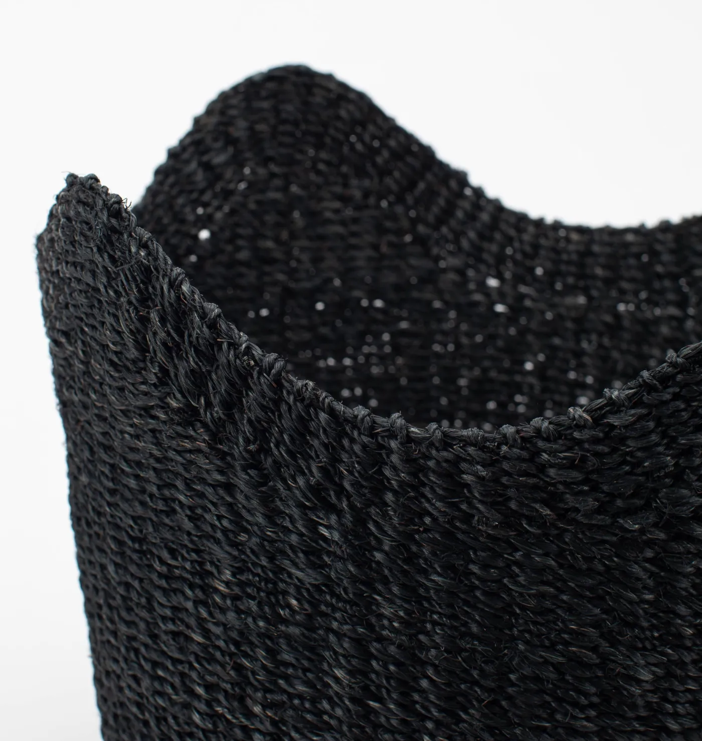 Handwoven Scallop Basket