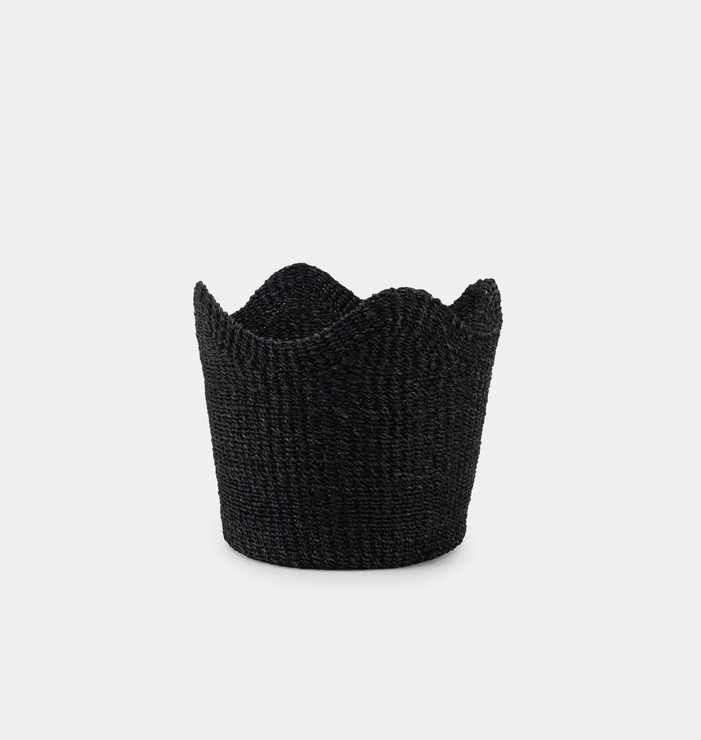 Handwoven Scallop Basket