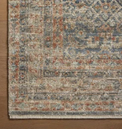 Heritage HER-12 Blue / Rust Area Rug