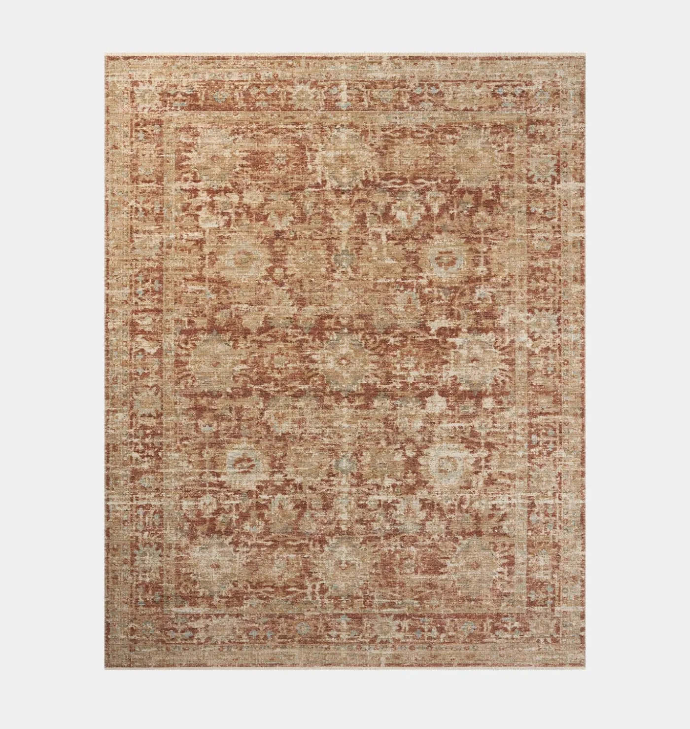 Heritage HER-03 Brick / Multi Area Rug