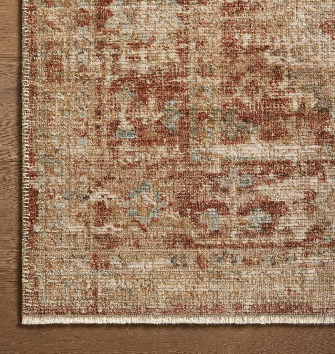 Heritage HER-03 Brick / Multi Area Rug