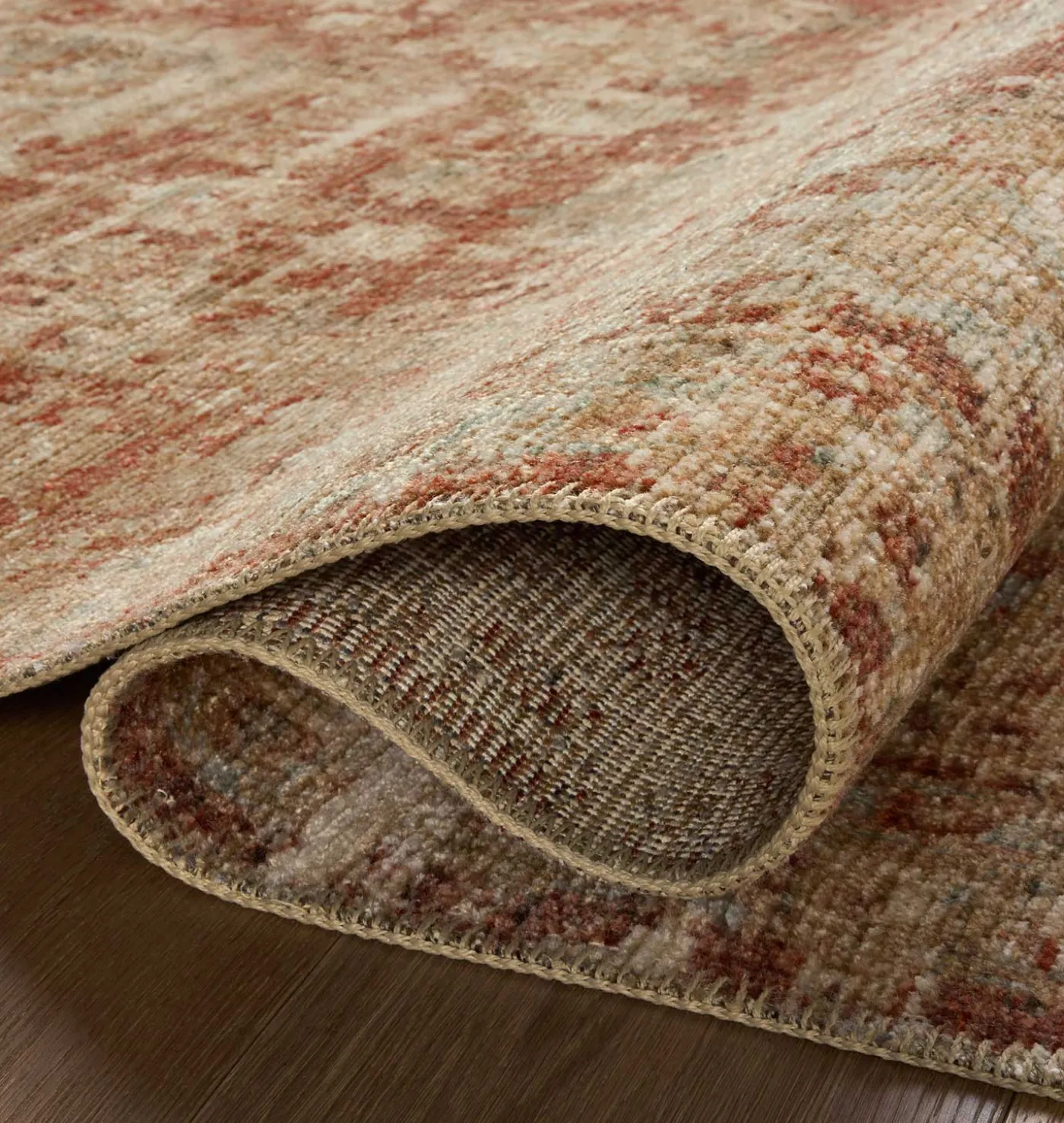 Heritage HER-03 Brick / Multi Area Rug