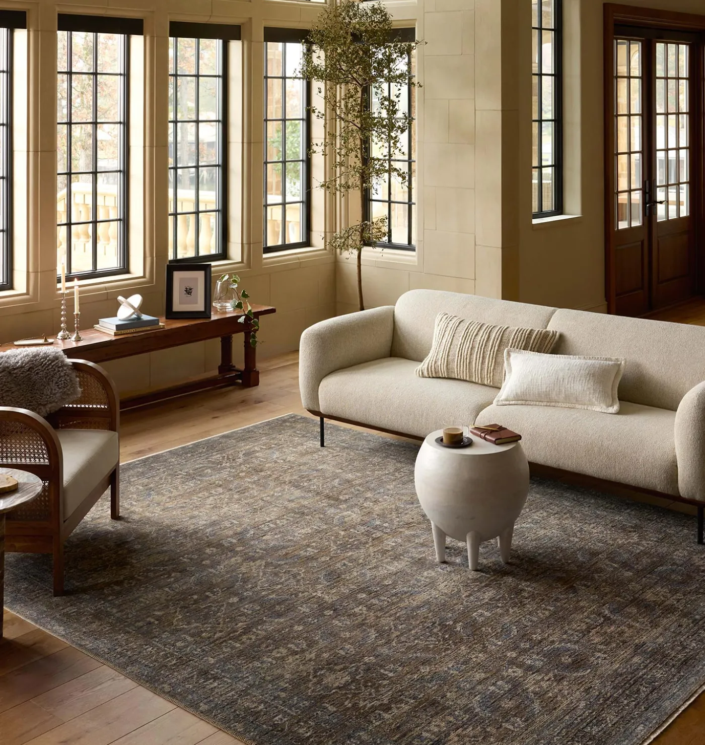 Heritage HER-14 Lagoon / Tobacco Area Rug