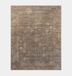 Heritage HER-07 Mocha / Denim Area Rug