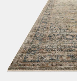 Heritage HER-08 Sage / Navy Area Rug