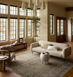 Heritage HER-08 Sage / Navy Area Rug