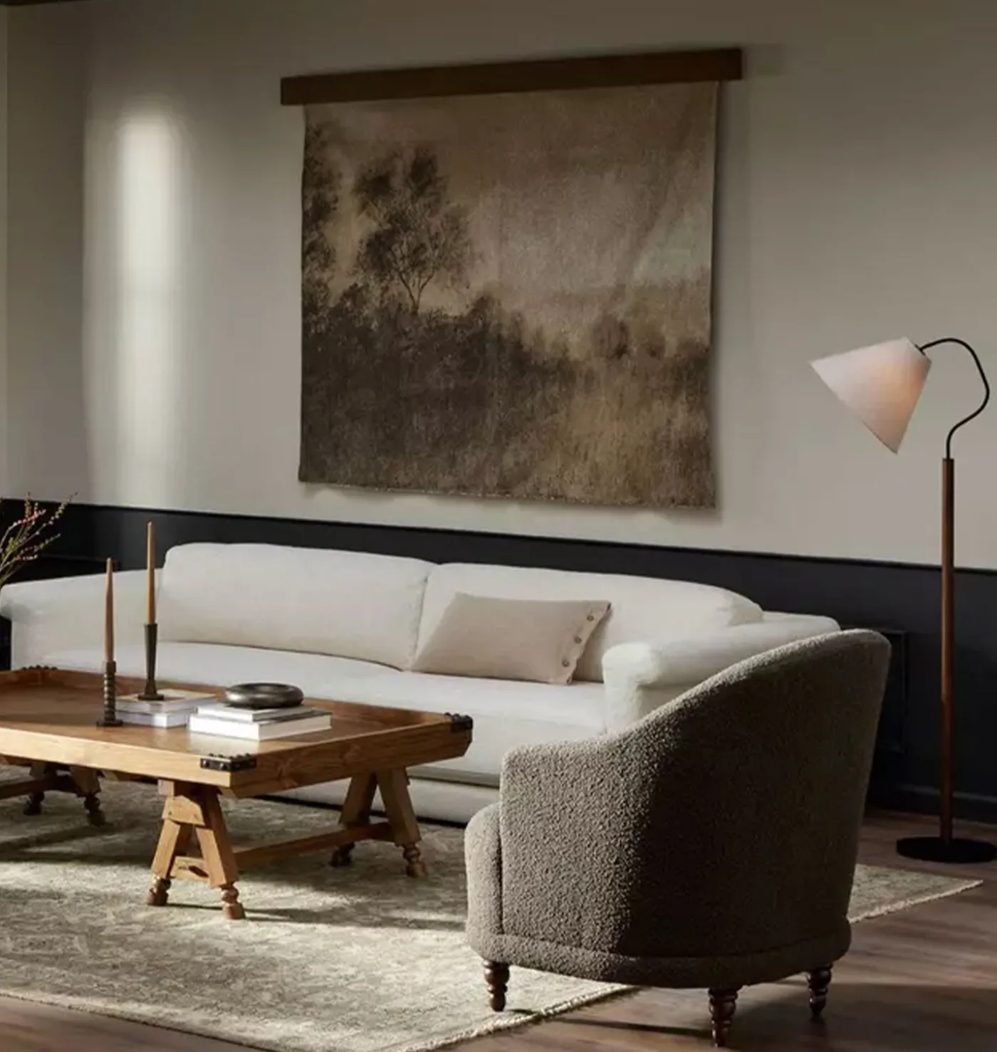 Hillside Haze Tapestry 76" x 58"