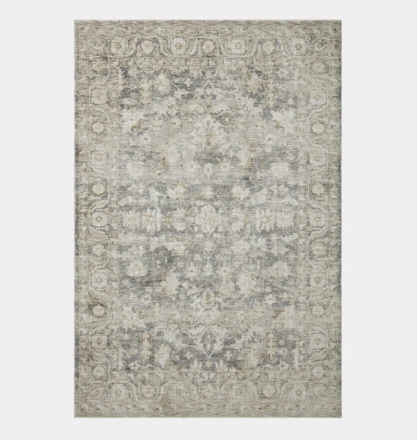 Honora HON-02 Slate / Beige Area Rug