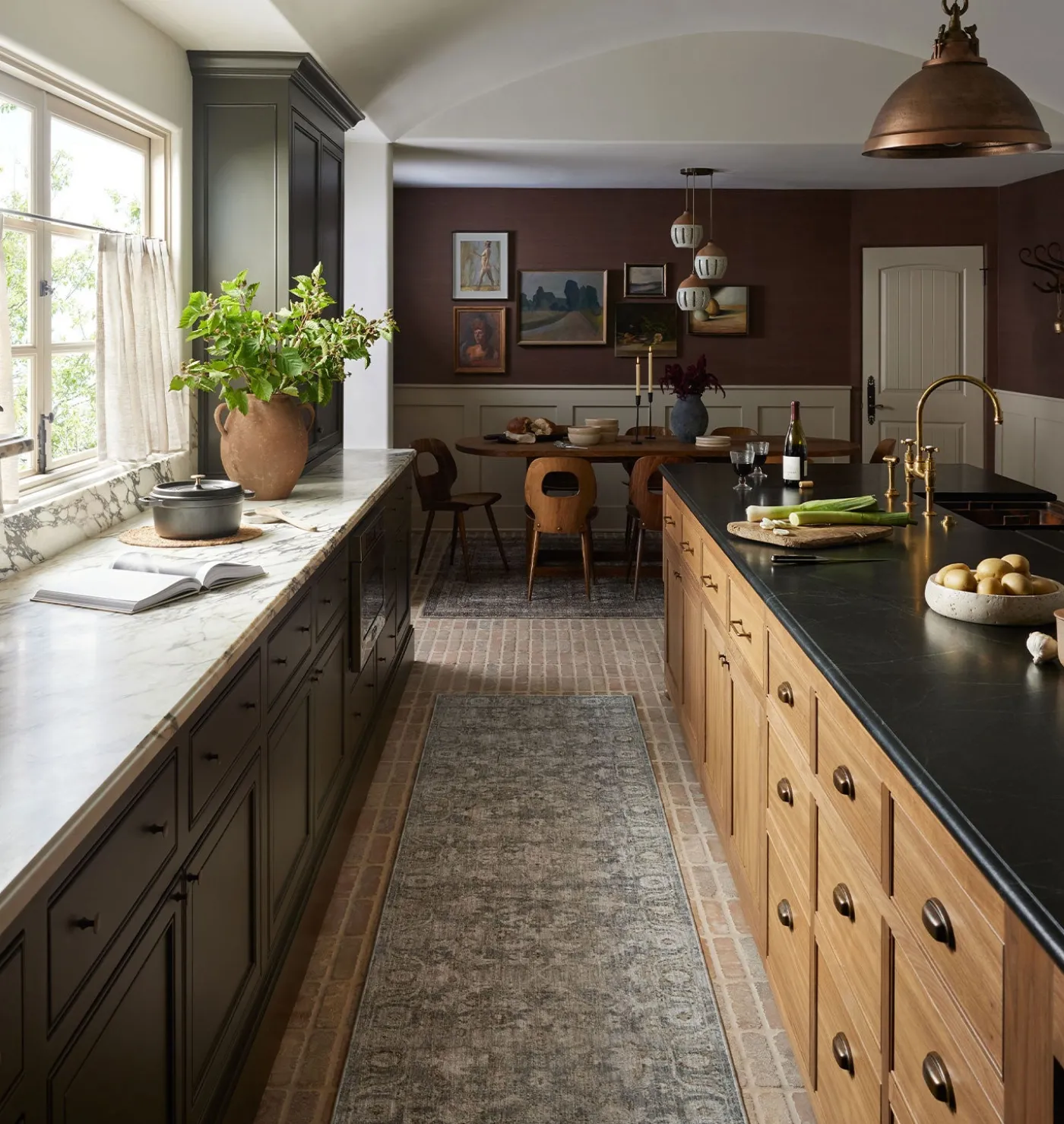 Honora HON-02 Slate / Beige Area Rug