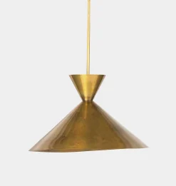 Jasper Brass Pendant