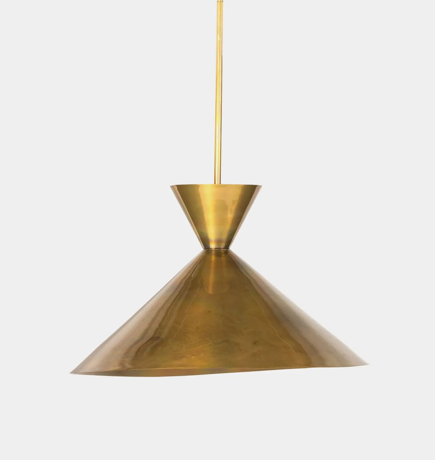 Jasper Brass Pendant