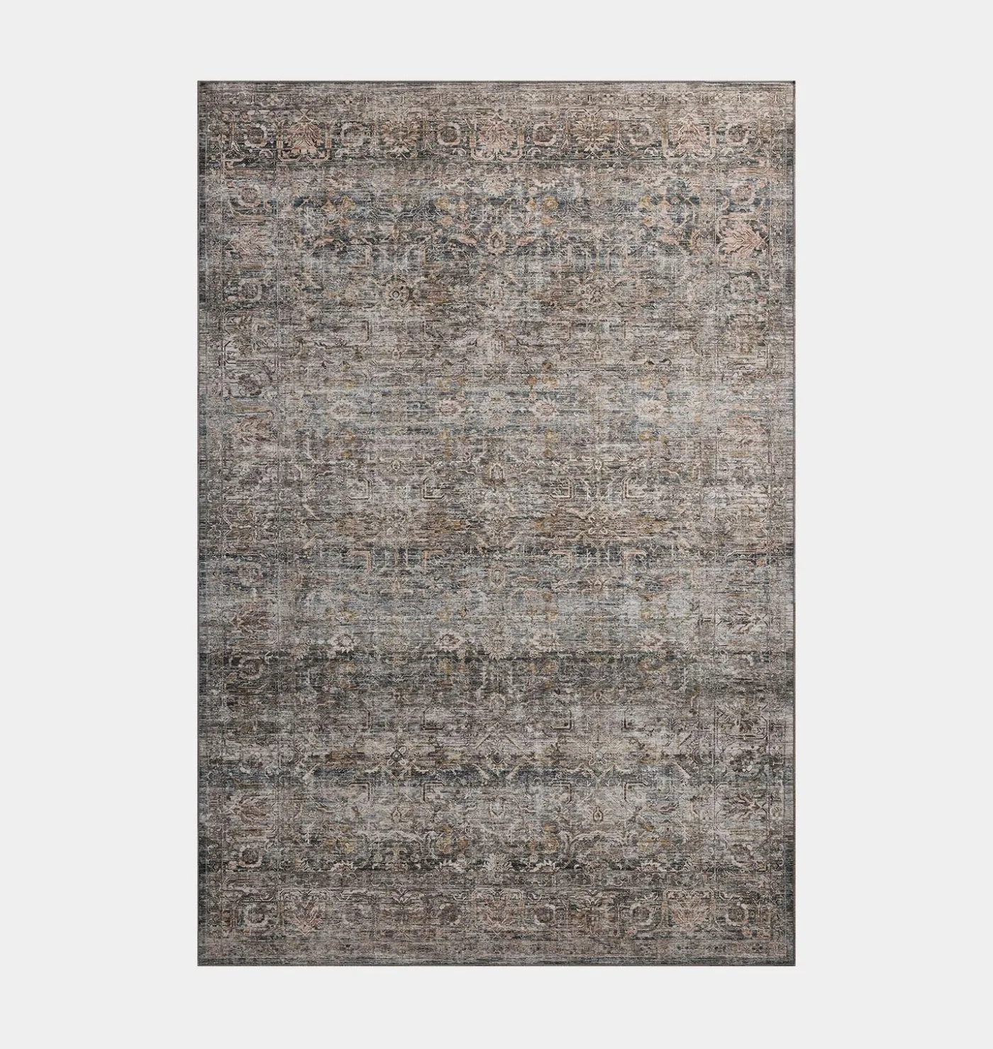 Josie JOS-05 Dove / Gold Washable Area Rug