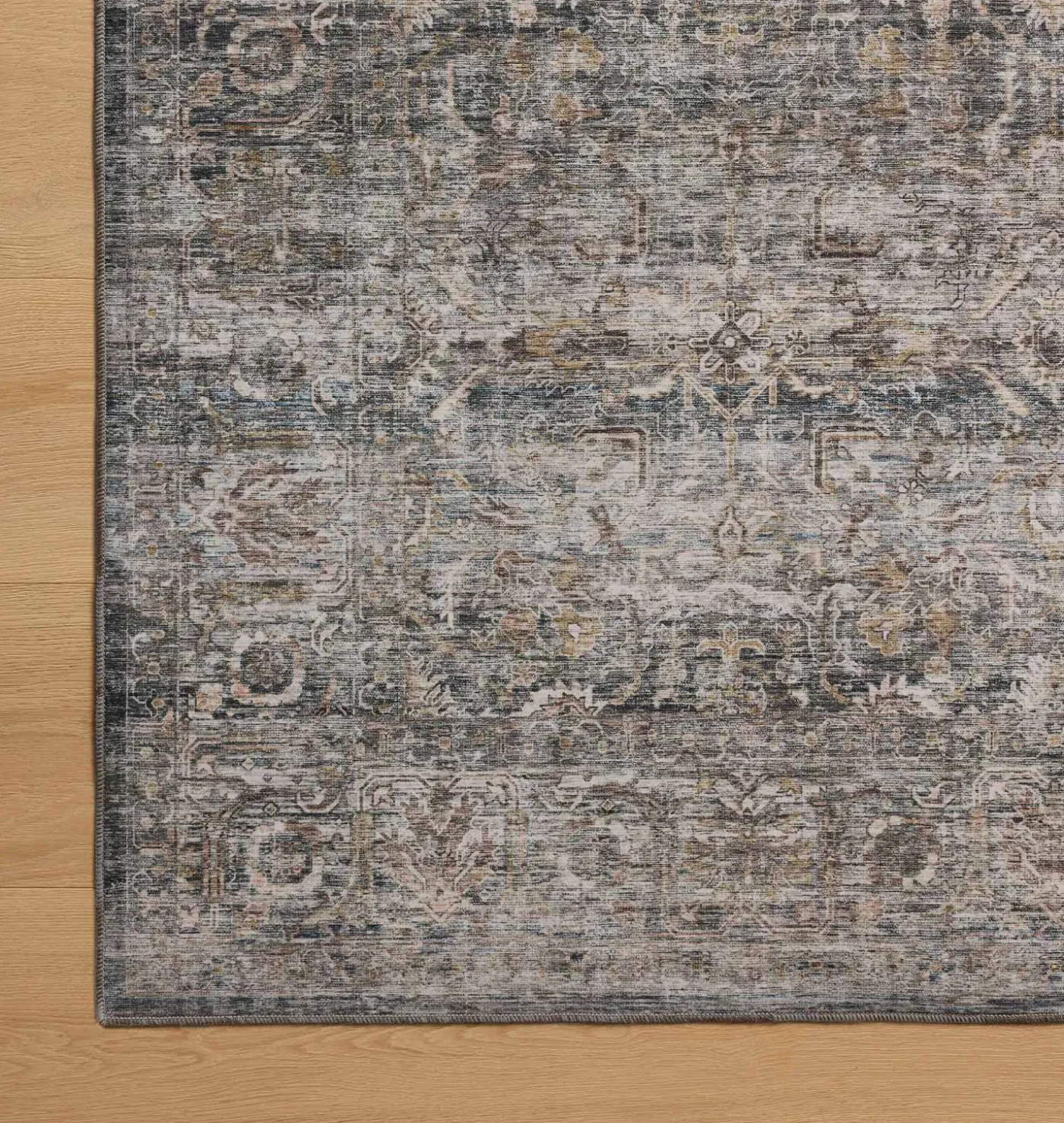 Josie JOS-05 Dove / Gold Washable Area Rug