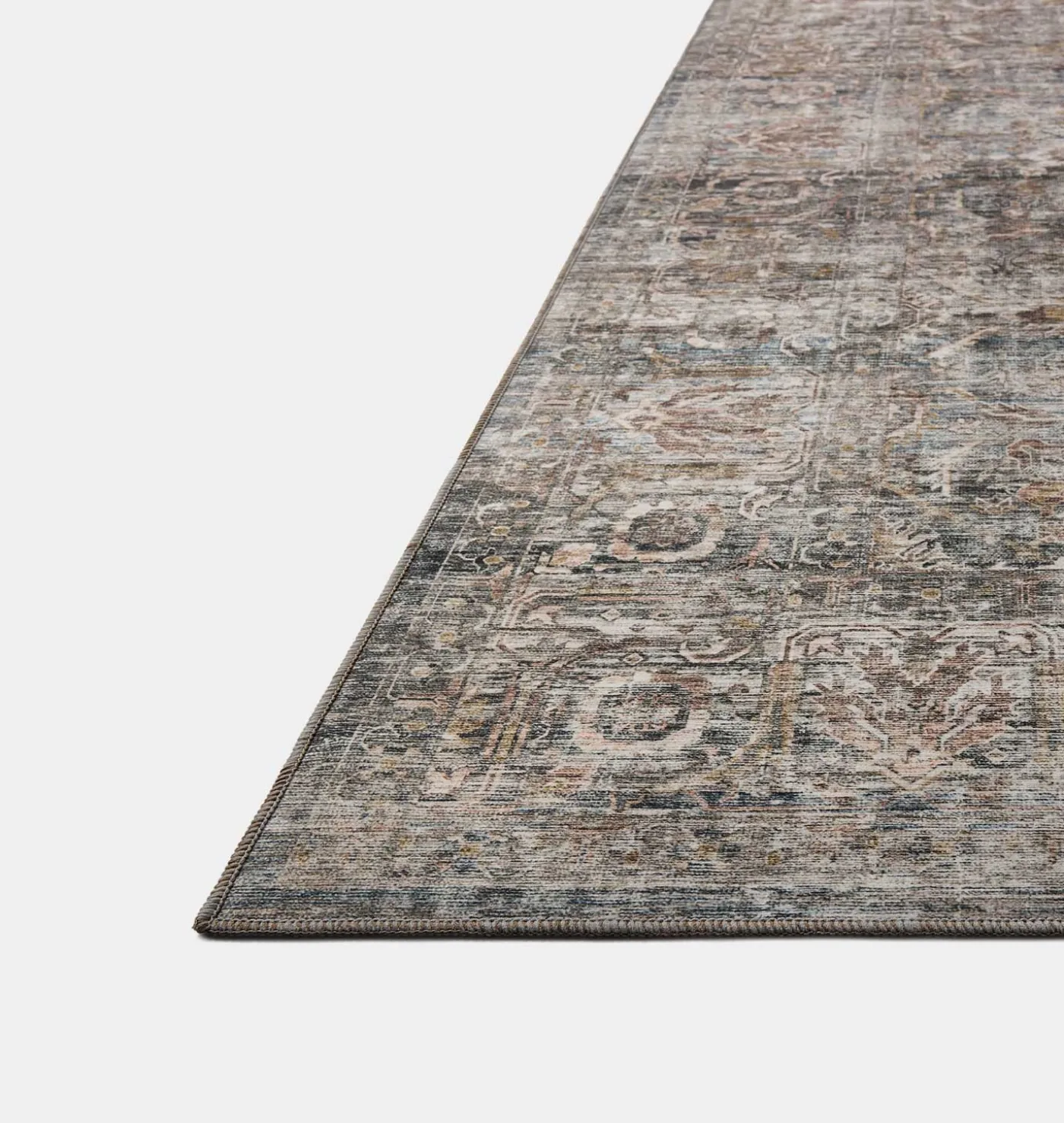 Josie JOS-05 Dove / Gold Washable Area Rug