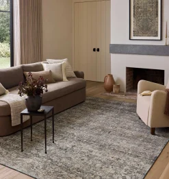 Josie JOS-05 Dove / Gold Washable Area Rug