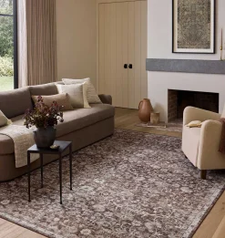 Josie JOS-02 Earth / Natural Washable Area Rug