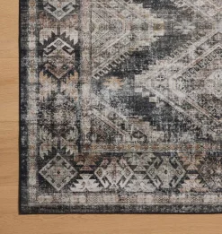 Josie JOS-04 Ink / Earth Washable Area Rug