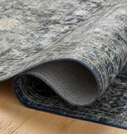 Josie JOS-01 Ocean / Natural Washable Area Rug