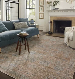 Katherine KES-04 Copper / Steel Area Rug